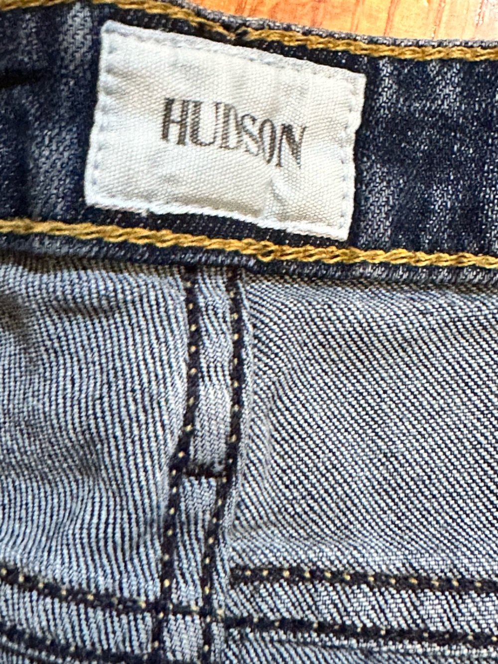 Hudson Croxley  Cuffed Short Denim Jeans Flap Pockets Stretch 26(#) - Picture 9 of 11